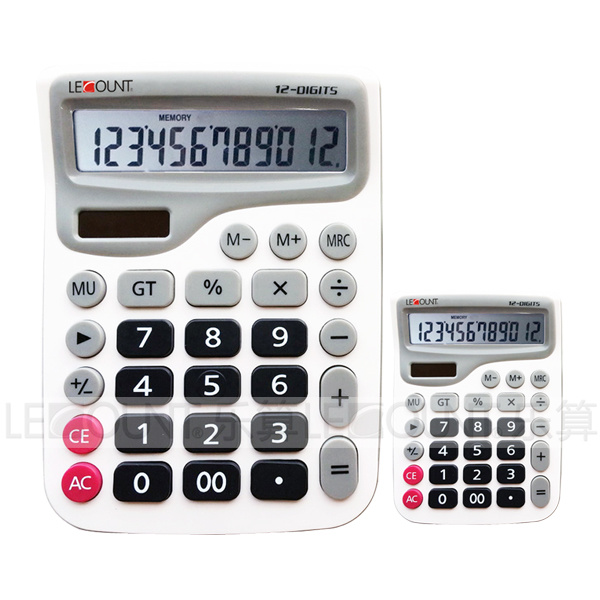 12 Digits Dual Power Calculator with Large LCD Screen (LC271)