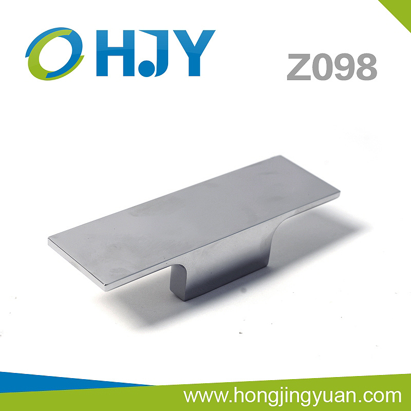 Rectangular Chrome Plated Zinc Alloy Kitchen Cabinet Pull Handle