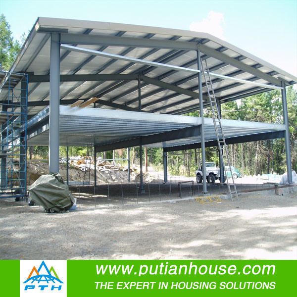 Prefab Low Cost Large Span Industrial Steel Structure for Warehouse From Pth