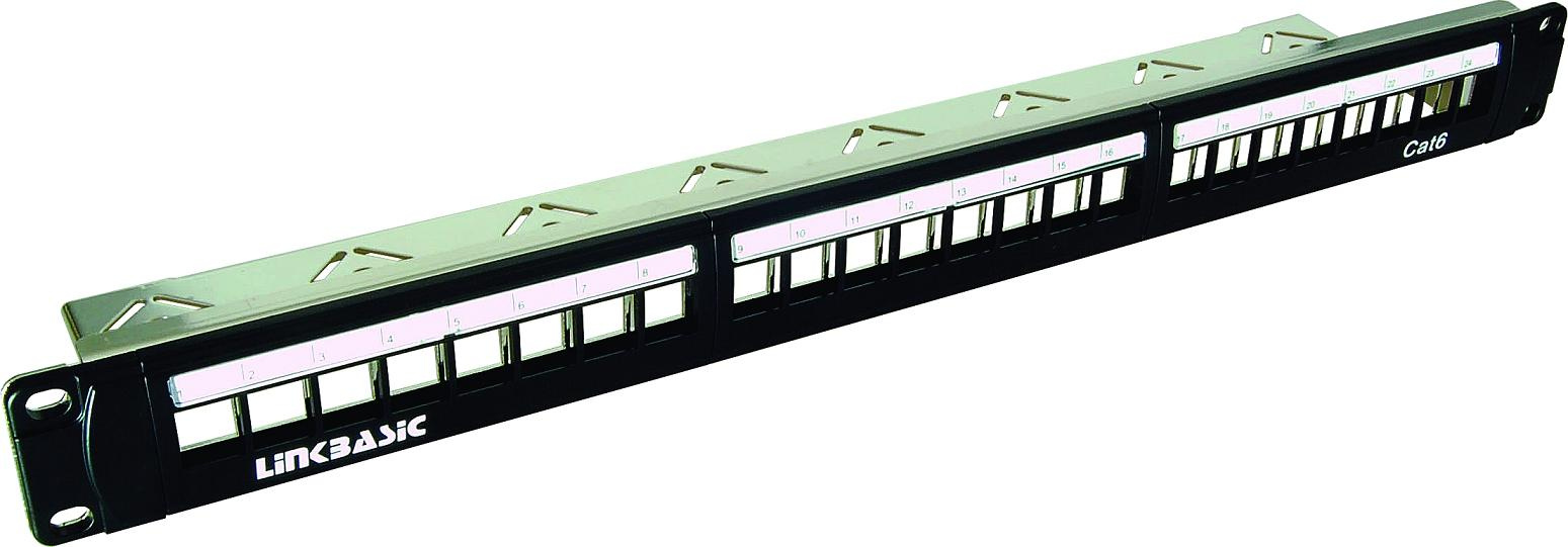 Cat 6 FTP 24-Port Empty Patch Panel