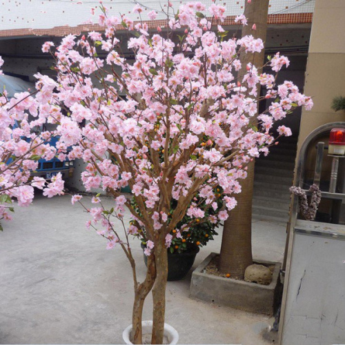 Beautiful Artificial Trees Cherry Blossoms with Two Trunks