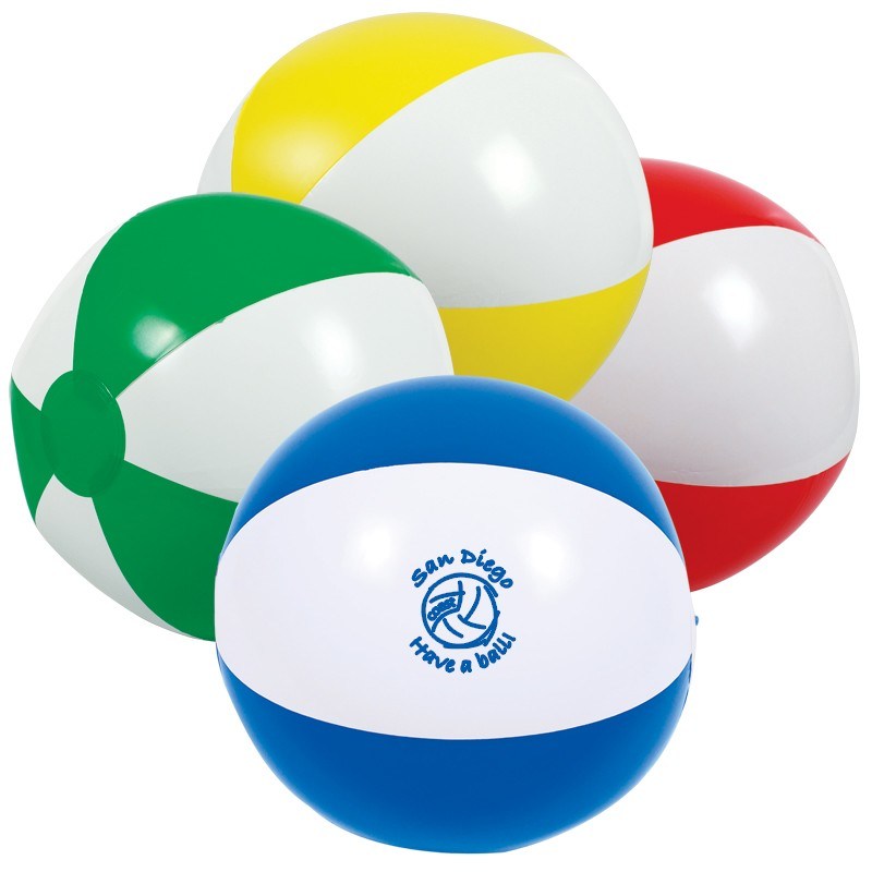 Inflatable Two-Tone Beach Balls (PM232)