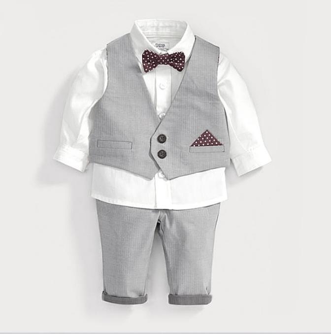 2015 New Arrival Three-Piece Autumn Winter Fashion Cottonlovely Kids Suit Children Casual Suit