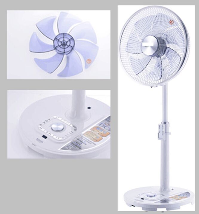 12 Speeds Frequency Control Blushless DC Motor Stand Fan (USDF168L)