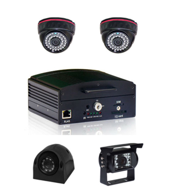 New Products Automobile Electronic Safety 4 Channel Full D1 HDD Mobile DVR for Truck and Bus