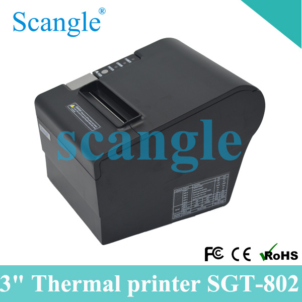 Low Cost Scangle 80mm Slip Printer with Auto-Cutter