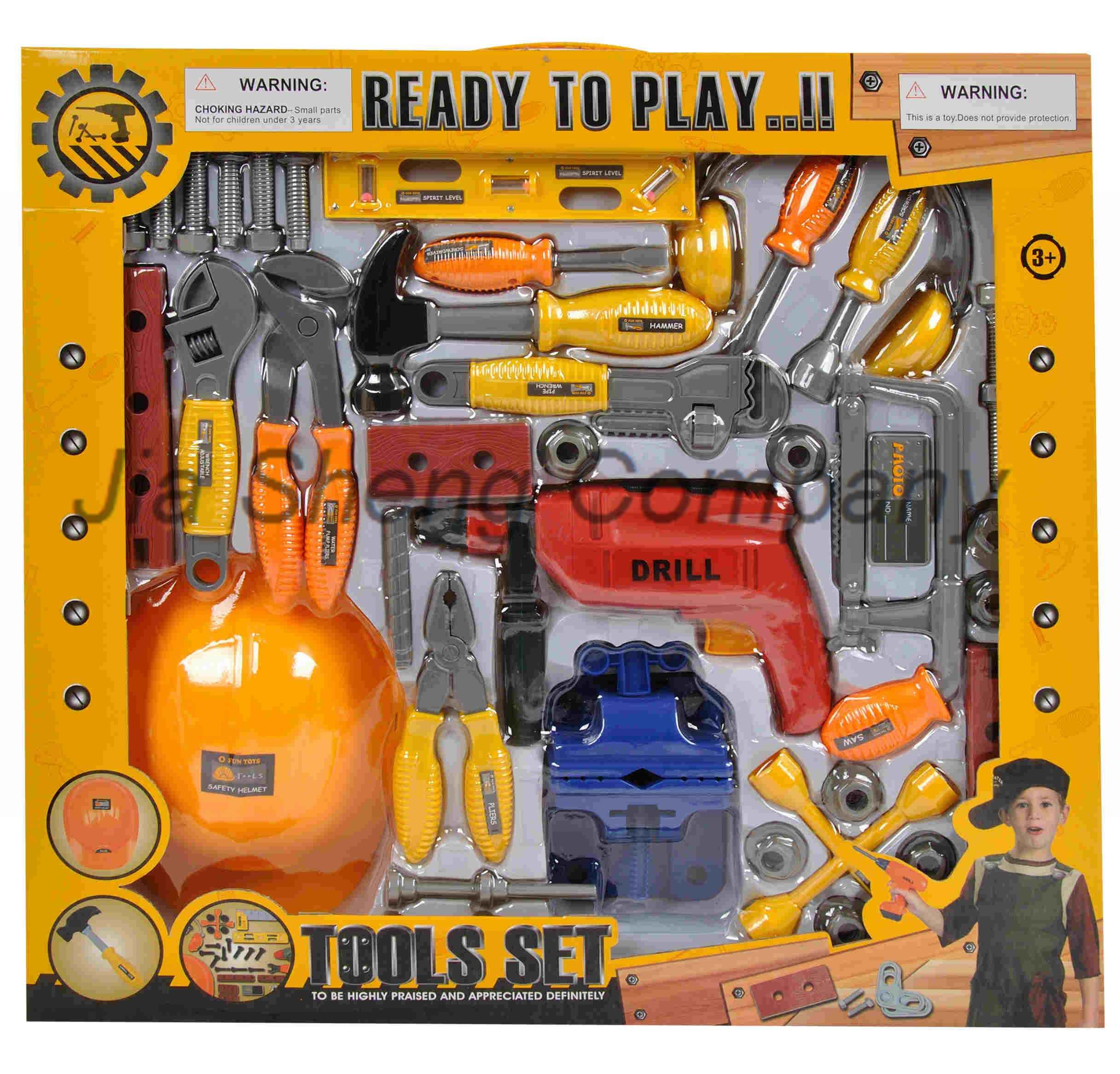 Window Box Tool Set Toys with Friction Drilling (2095)