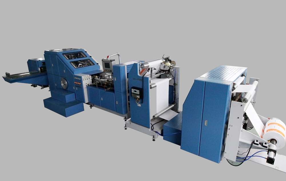 Fast Speed Roll Feedng Automatic Food Handbag Bag Making Machine (Zd-F390