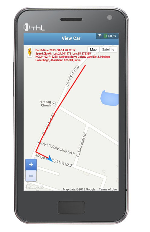 Android APP GPS Tracking Software with Google Map