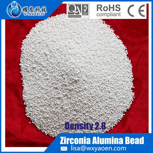Density 2.8 Zirconia Alumina Composite Beads Grinding Media for Kaolin Clay