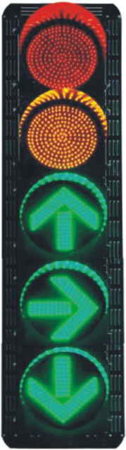 LED Traffic Signal Light (FX300-3-ZGSM-5)
