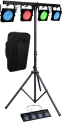 LED 4PAR System Stage Light
