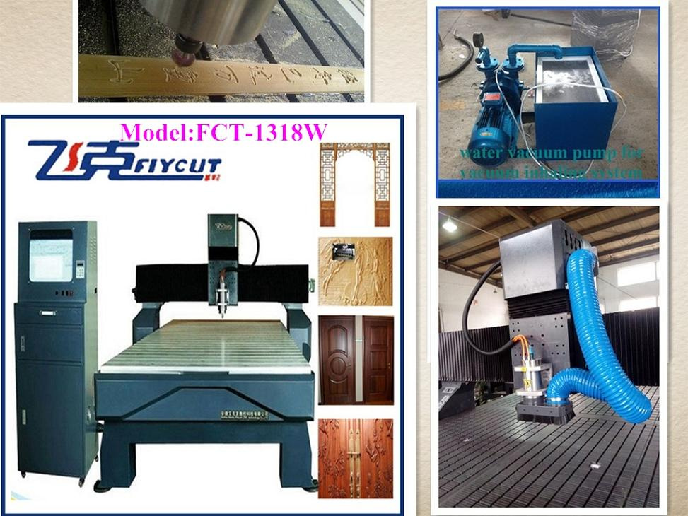 CNC Wood Router Machine 1318W CNC 3D Engraver CNC Woodworking Machinery