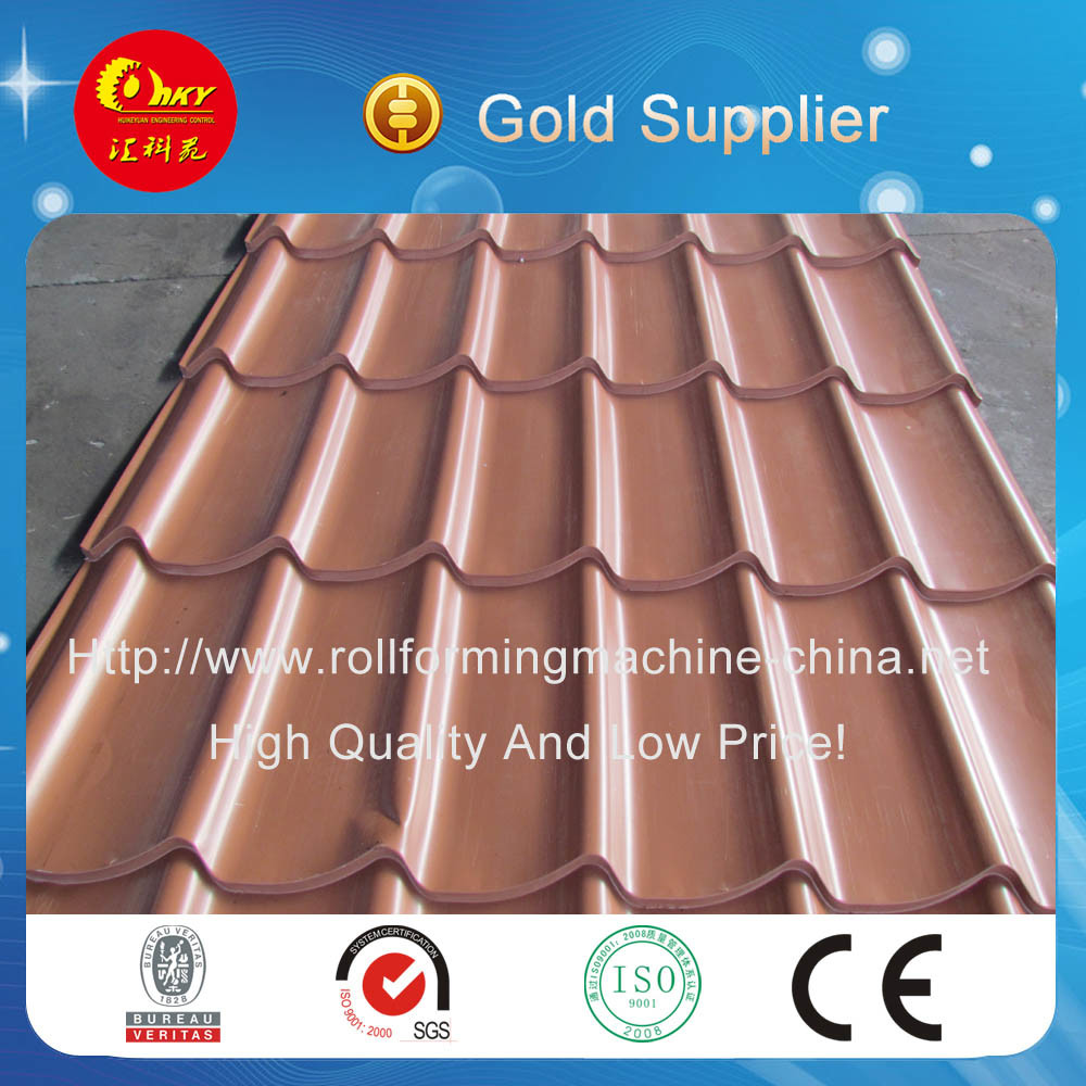 1100 Glazed Roofing Tile Rolling Machinery