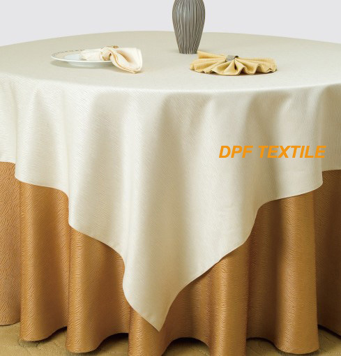 Factory Cheap Price 100% Polyester Table Cloth (DPR2123)