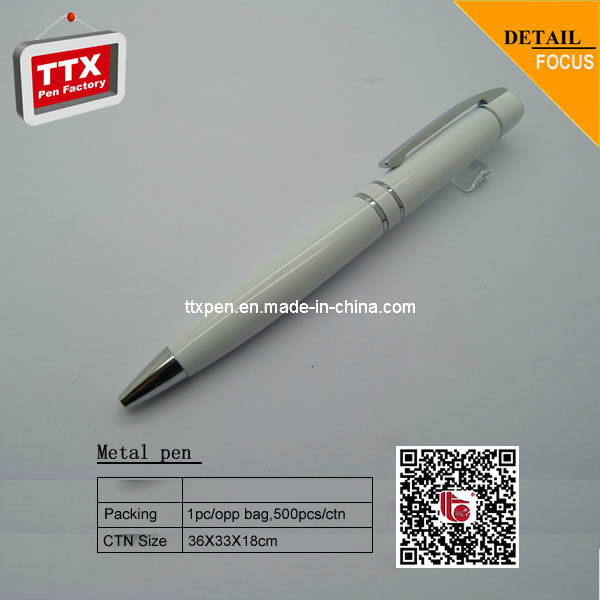 Black and Silver Chrome Ballpoint Pen