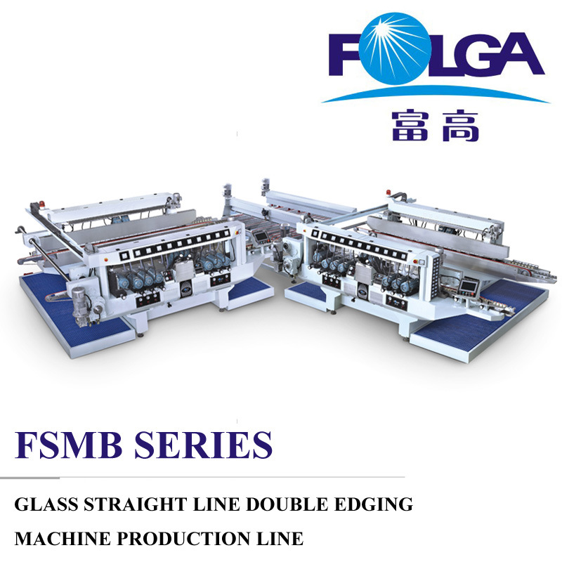 Glass Straight Line Double Edging Machine Production Line