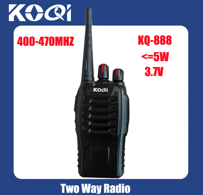 UHF 400-470MHz Handheld 2 Way Radio