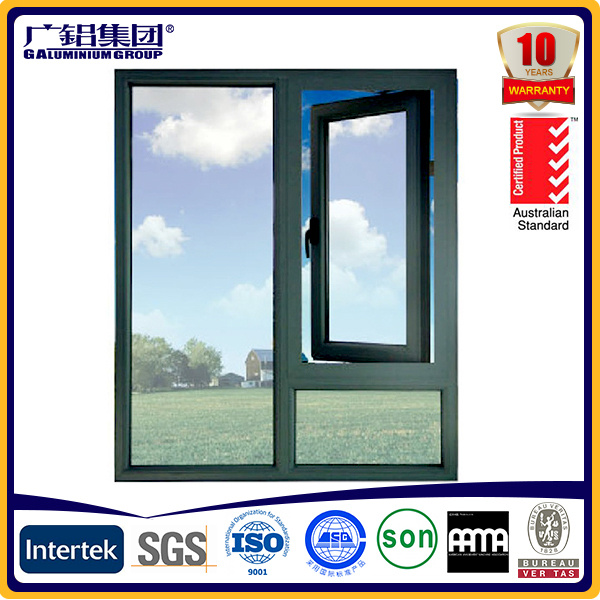Aluminium Fix and Casement Window with Your Sizes