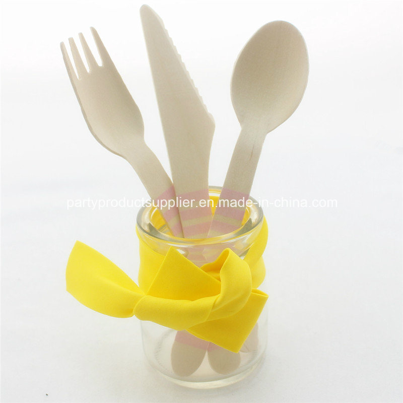 Disposable Party Tableware Mini Wooden Cutlery