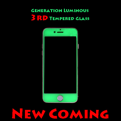 Noctilucent Colorful Tempered Glass Screen Protector for iPhone 6