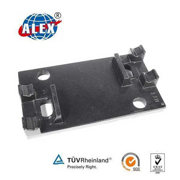 Rail Plate for Railroad Construction Fastening System