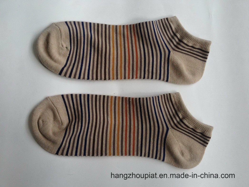Man Stripes Cotton Ankle Socks (PTMS16064)