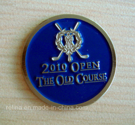 Custom Soft Enamel Golf Ball Marker with 3D Logo (GBM-4)