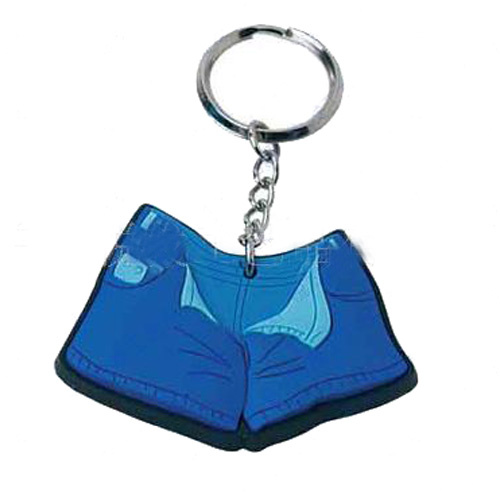 2014 Custom Funny Football Pant Soft PVC Key Chain