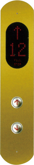 Golden Color DOT Matrix Display Hall Position Indicator & Hall Call Buttons
