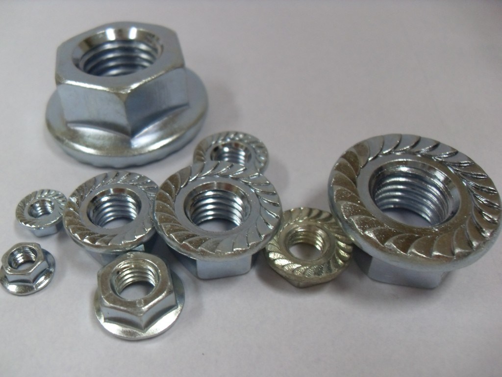 DIN6923 Steel Hex Nuts with Flange