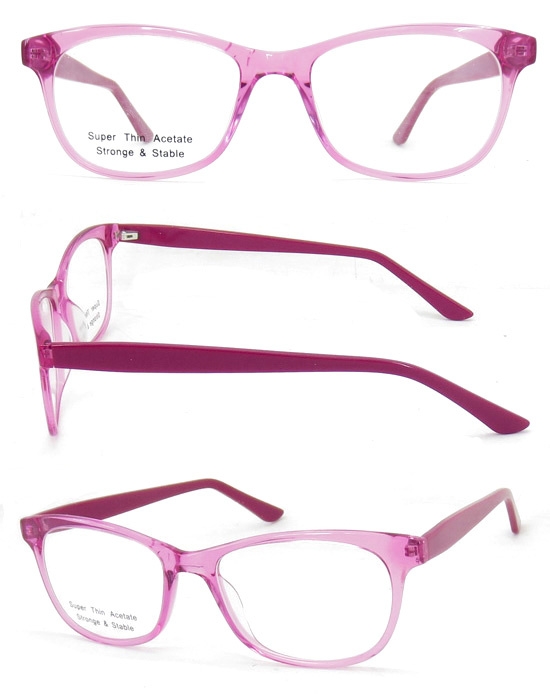 Latest Eyeglasses Frames Acetate Optical Fashion Color Acetate Optical /Eyewear Frame