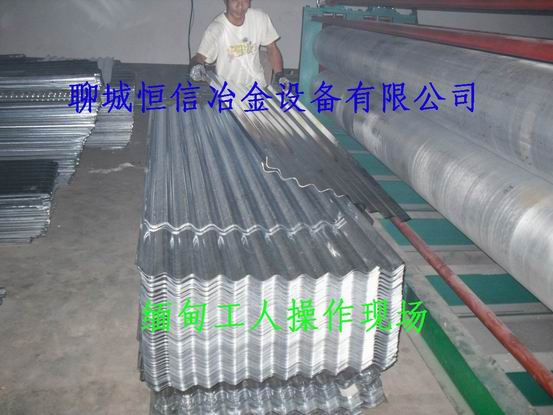 Thin Galvanized Iron Pressure Tile Machine