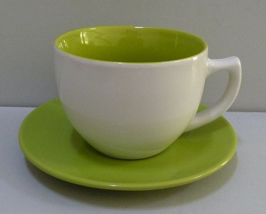 Ceramic Coffee Cup and Saucer (TR229)