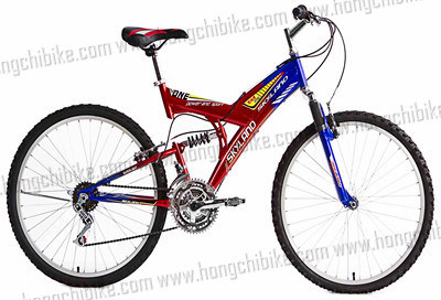 Alloy Frame MTB Bike Full Suspension Bicycle with High Bumper (HC-TSL-MTB-27302)