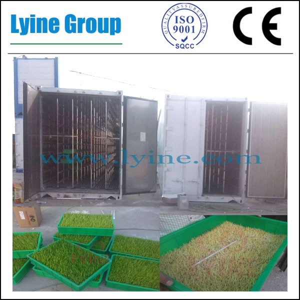 Hydroponic Seedling Farming System Green Barley Machine