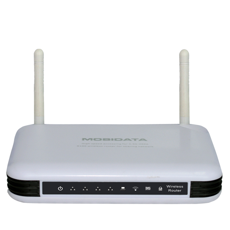 Auto Dialing 3G WiFi Router with 4 LAN Ports, SIM Socket