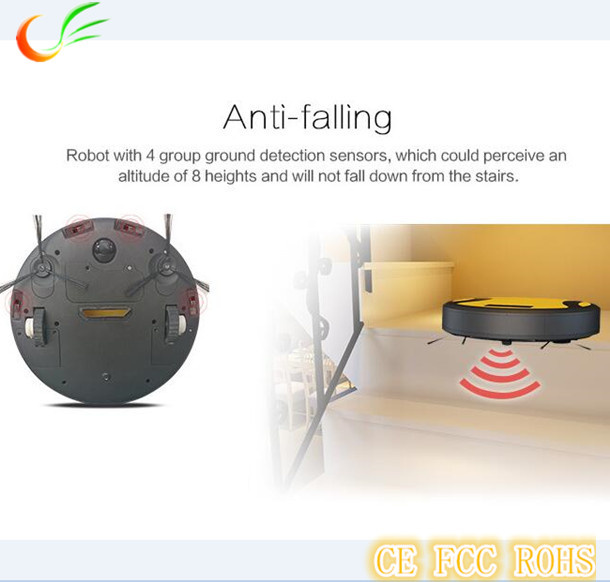 Home WiFi Cleaner Robot Vacuum Cleaner with Absorb Big Garbage