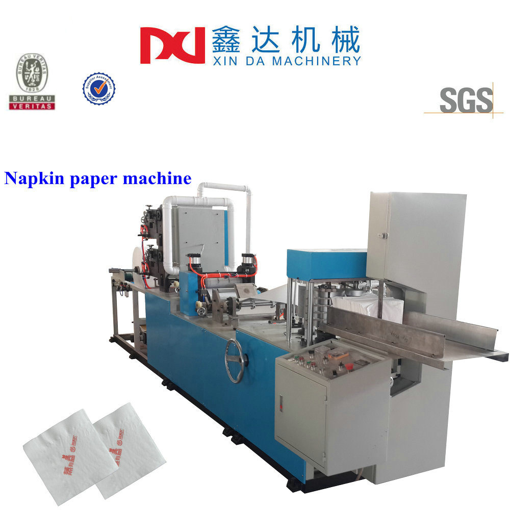 Automatic Serviette Tissue Printing Folding Paper Napkin Product Machine