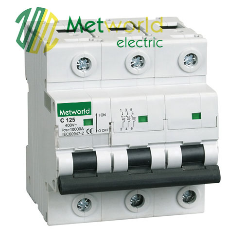 Miniature Circuit Breaker Short Circuit MCB Mini Circuit Breaker CE