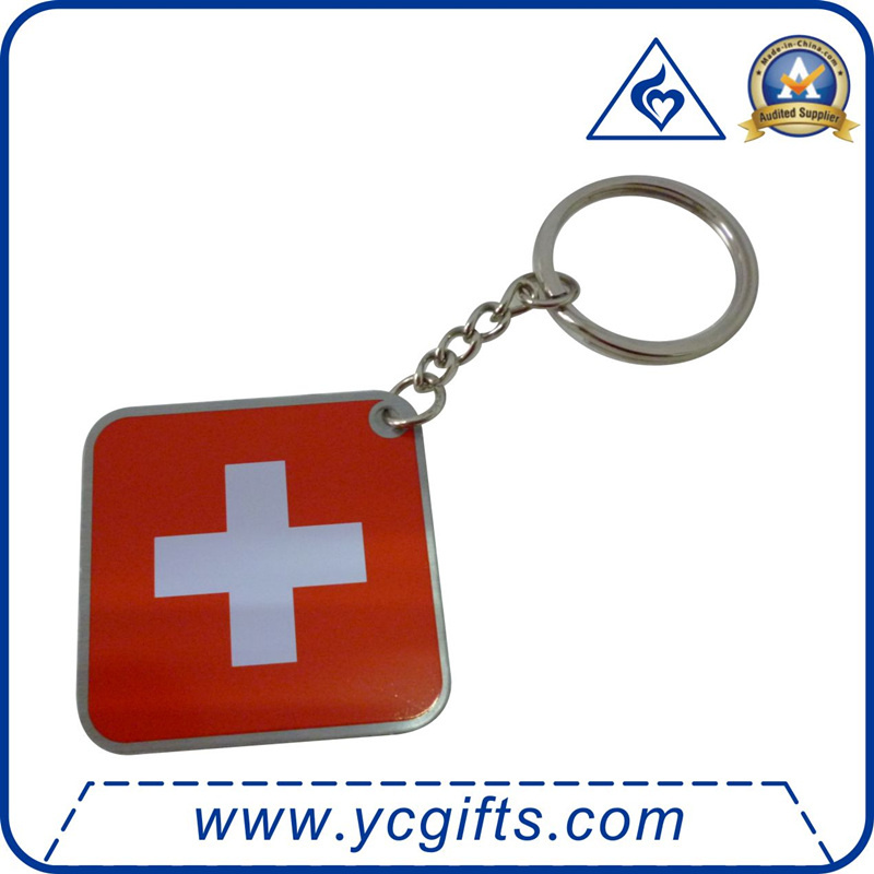 Customized High Quality Metal Printed Key Chains (KC 055)