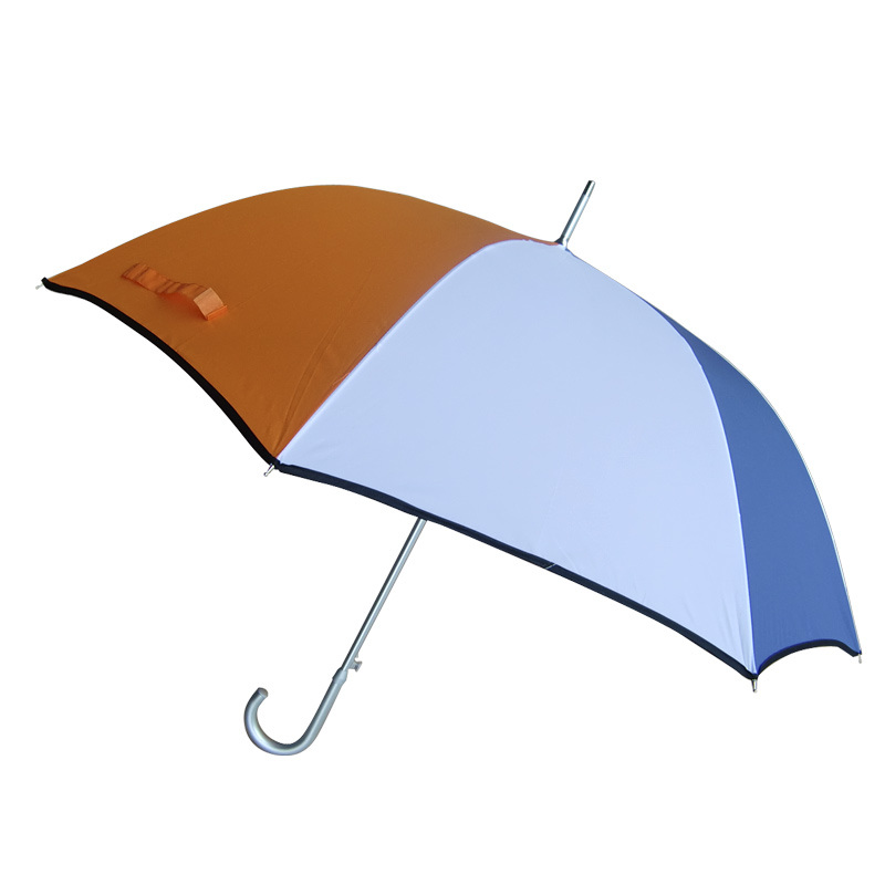 Three Color Fabric Automatic Open Aluminium Shaft Promotional Umbrella (75G249)