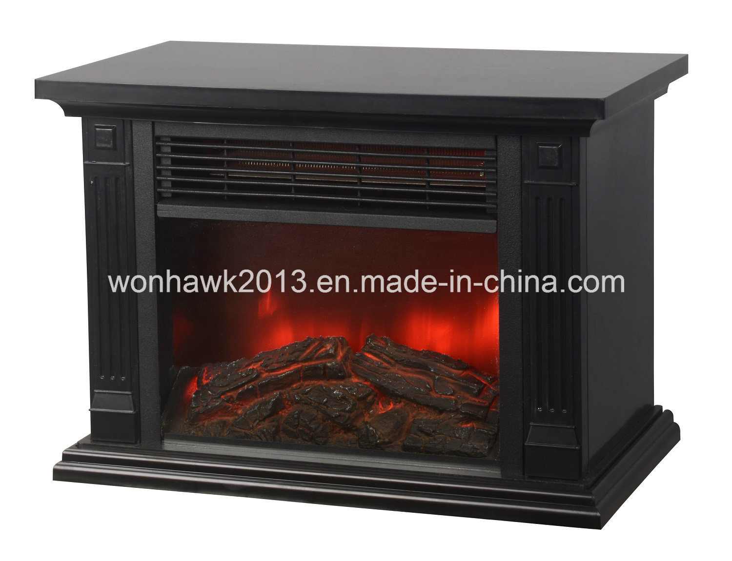 Remote Control Function Freestanding Electric Fireplace Heater Sb-Fp27