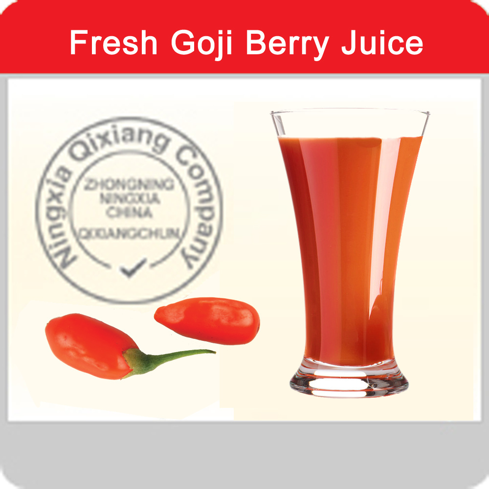 Fresh Goji Berries Juice Beverage