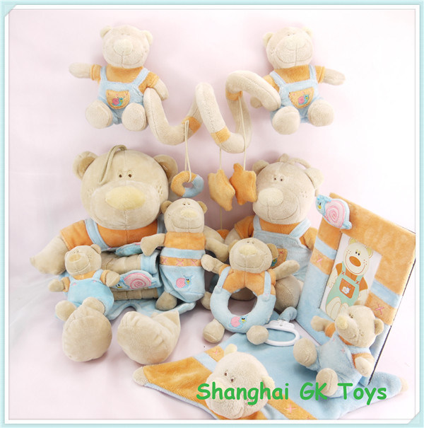 Colorful Plush Toy Teddy Bear Soft Toy Baby Toy