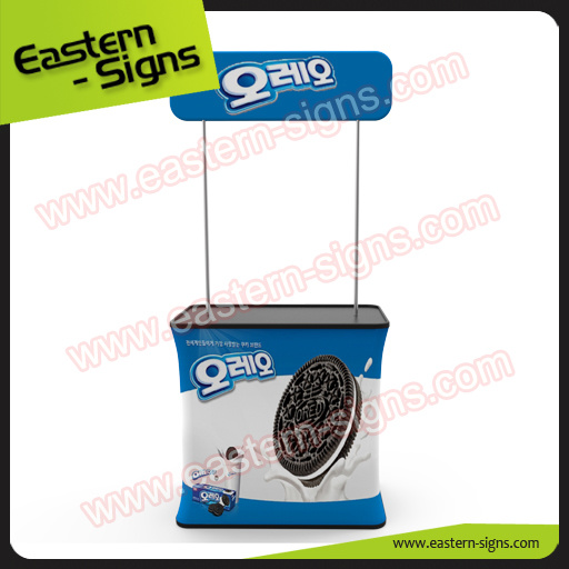 Folding Promotional Table Display Retail Store Counter