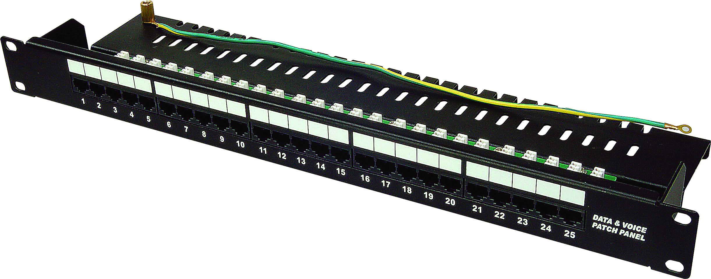 Cat 3 25-Port Voice Patch Panel