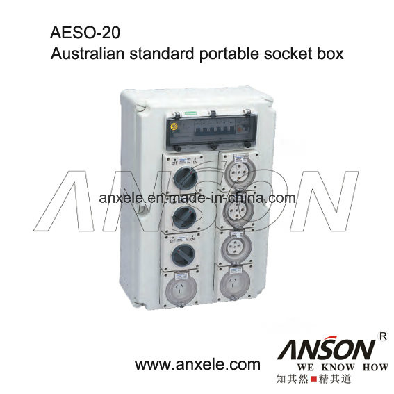 IP66 AS/NZS Fixed Socket Box Power Board Weatherproof Power Distribution Board