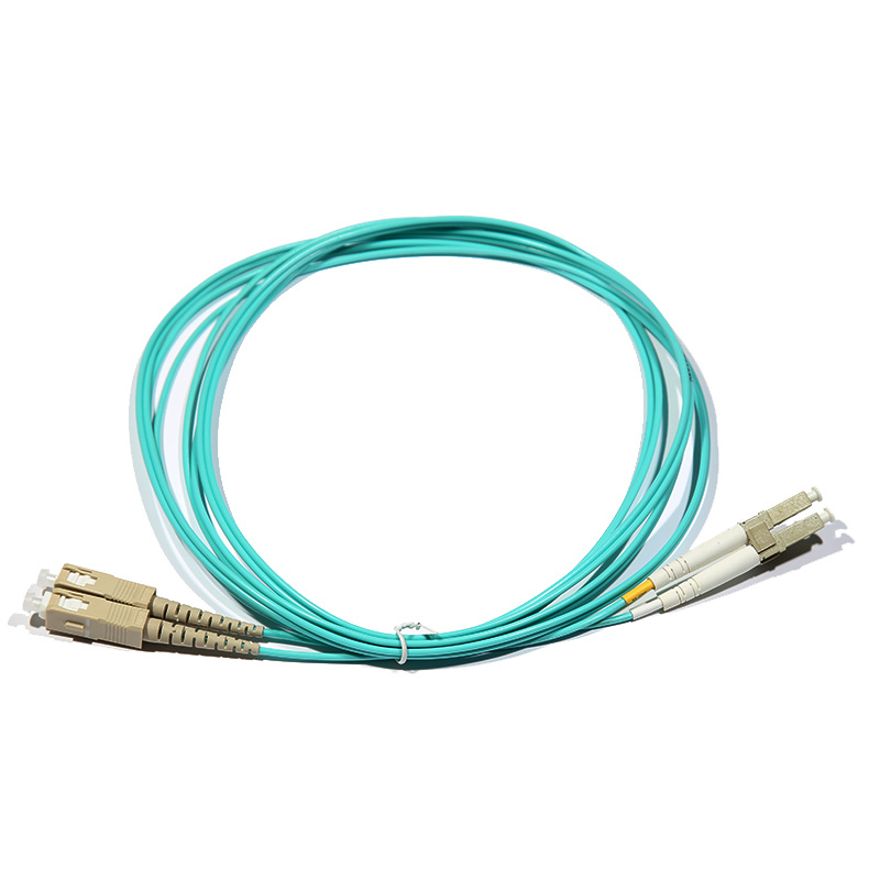SC/PC-LC/PC Mm Duplex Om3 Fiber Optic Patch Cord