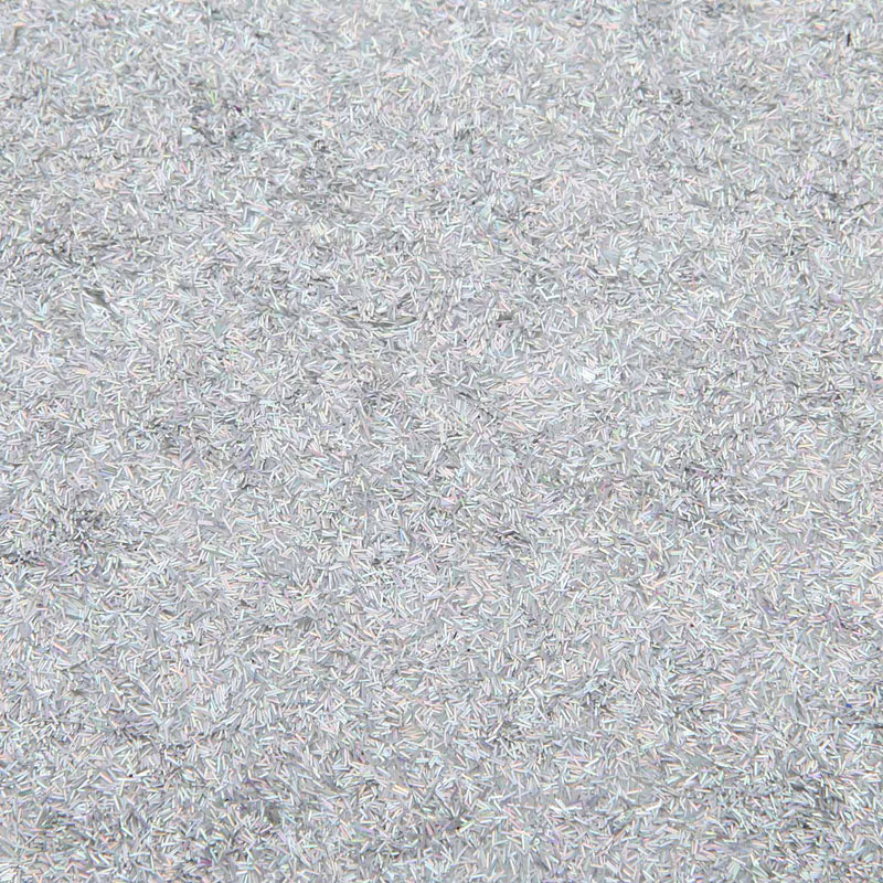 Silver Glitter Leather